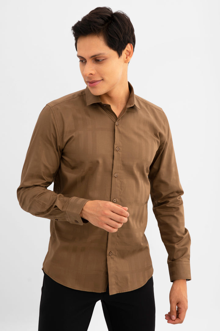 Beano Sand Brown Shirt - SNITCH