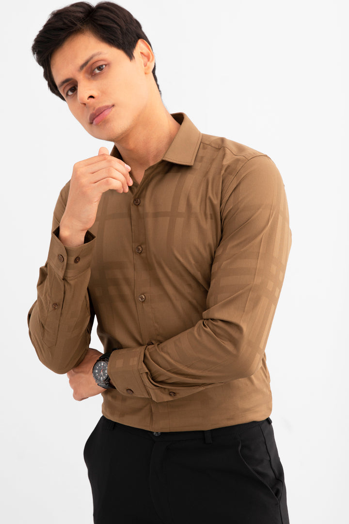 Beano Sand Brown Shirt - SNITCH