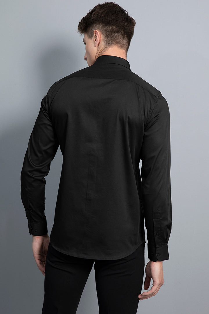 Gallant Black Shirt - SNITCH