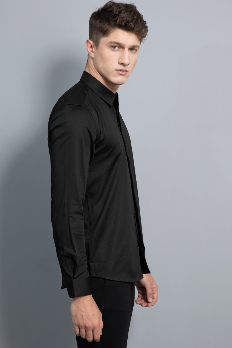 Gallant Black Shirt - SNITCH