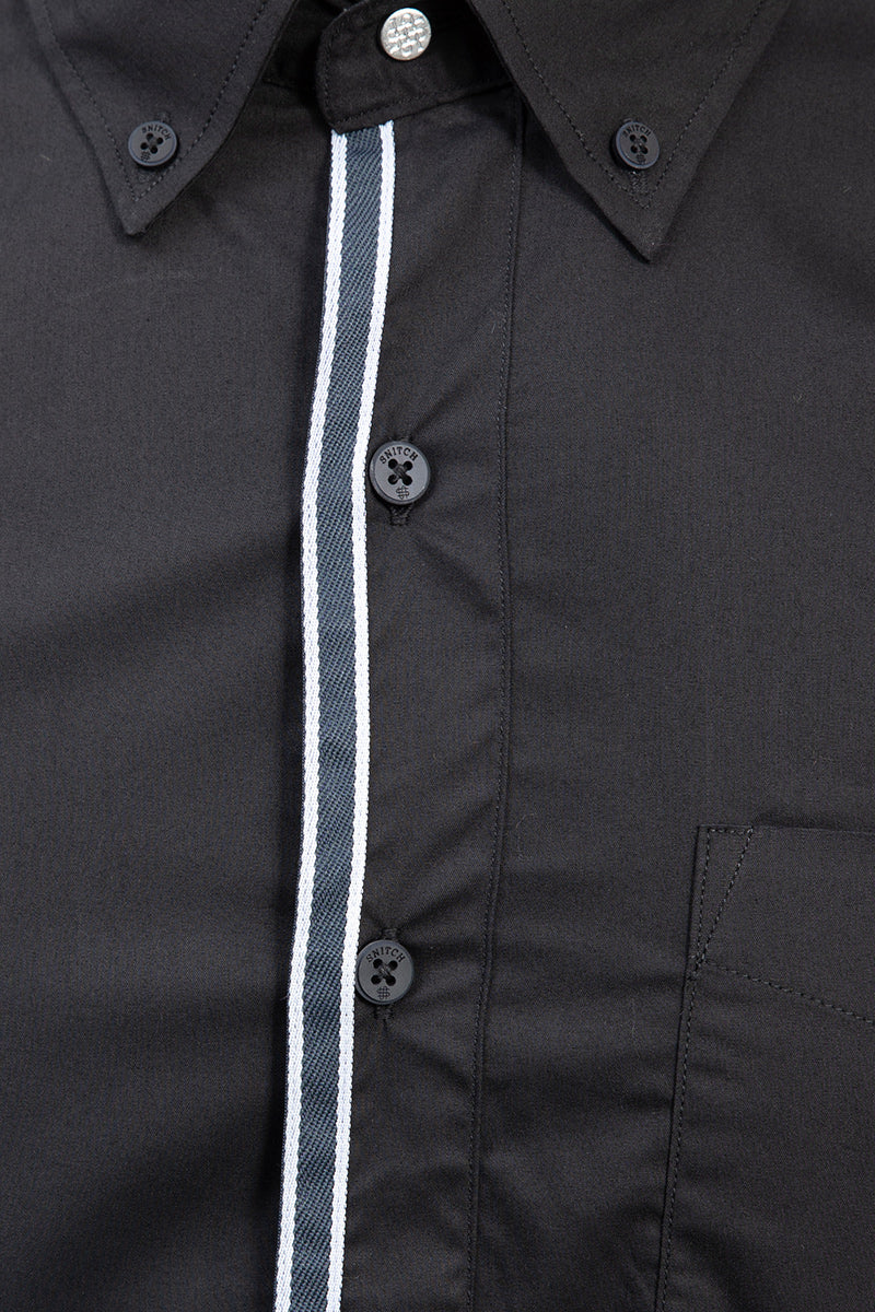 Buoyant Black Shirt - SNITCH