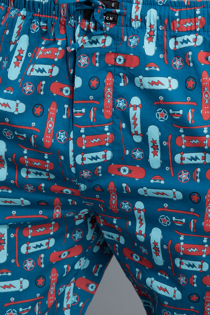 Skate Blue Pyjama - SNITCH