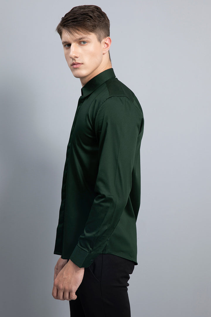 Gallant Dark Green Shirt - SNITCH