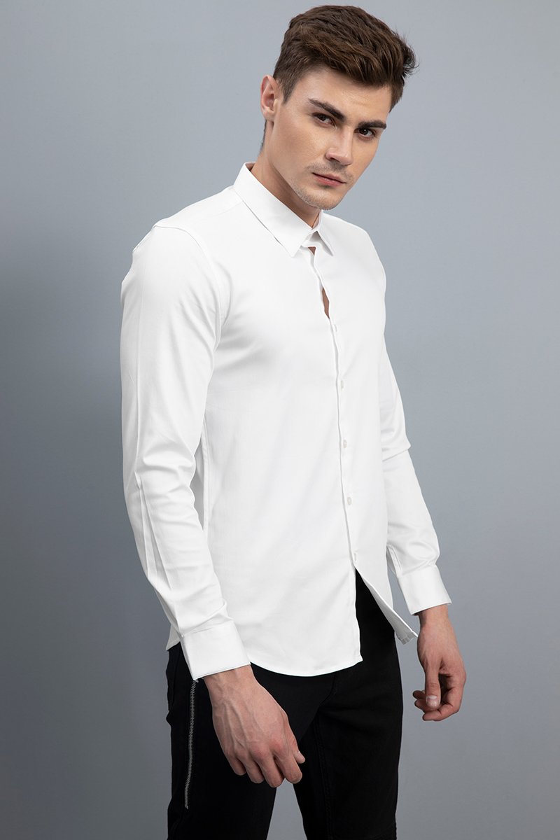 Sheen White Shirt - SNITCH