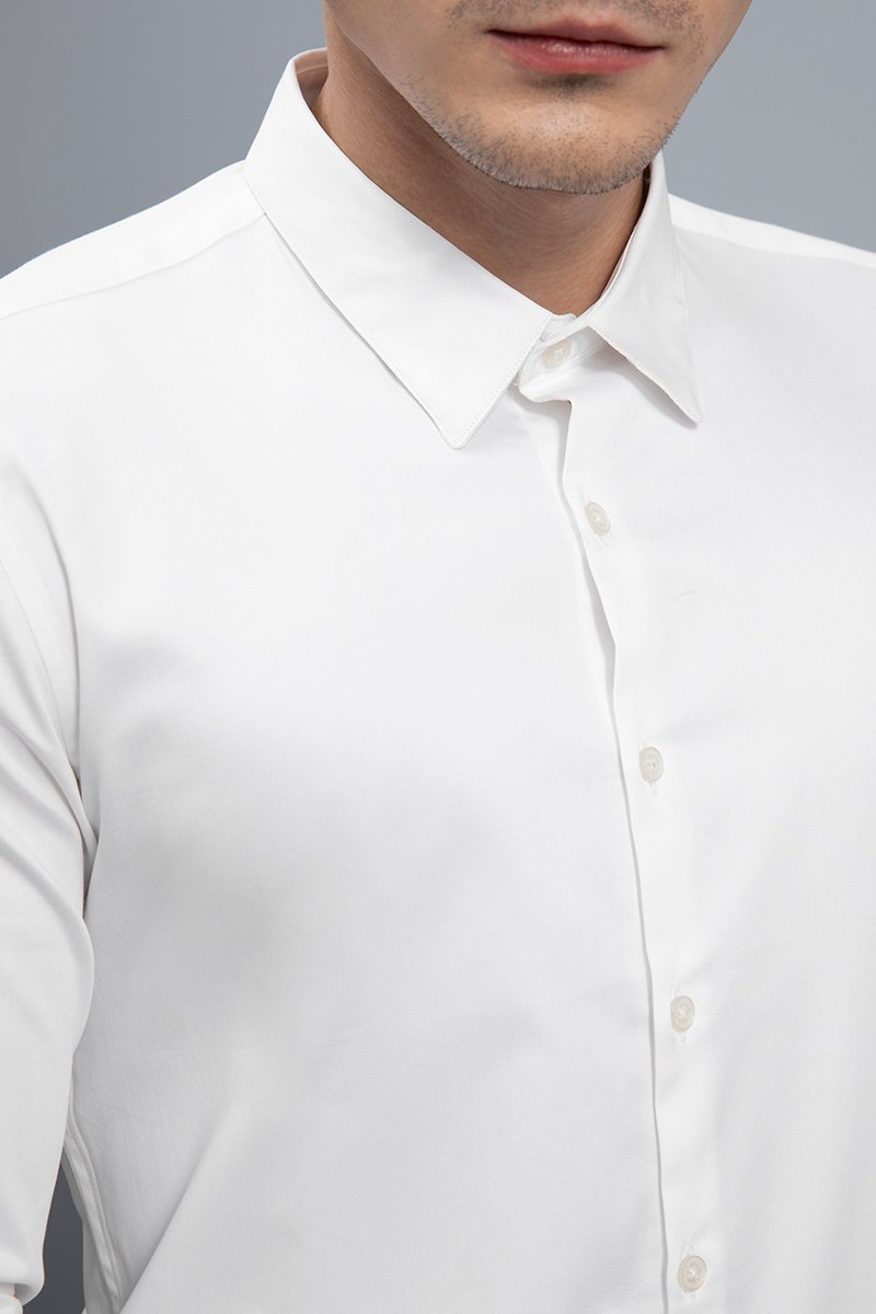 Sheen White Shirt - SNITCH