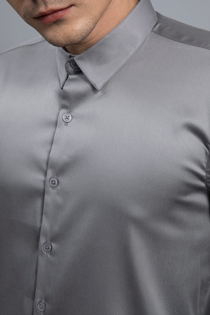 Sheen Stone Grey Shirt - SNITCH