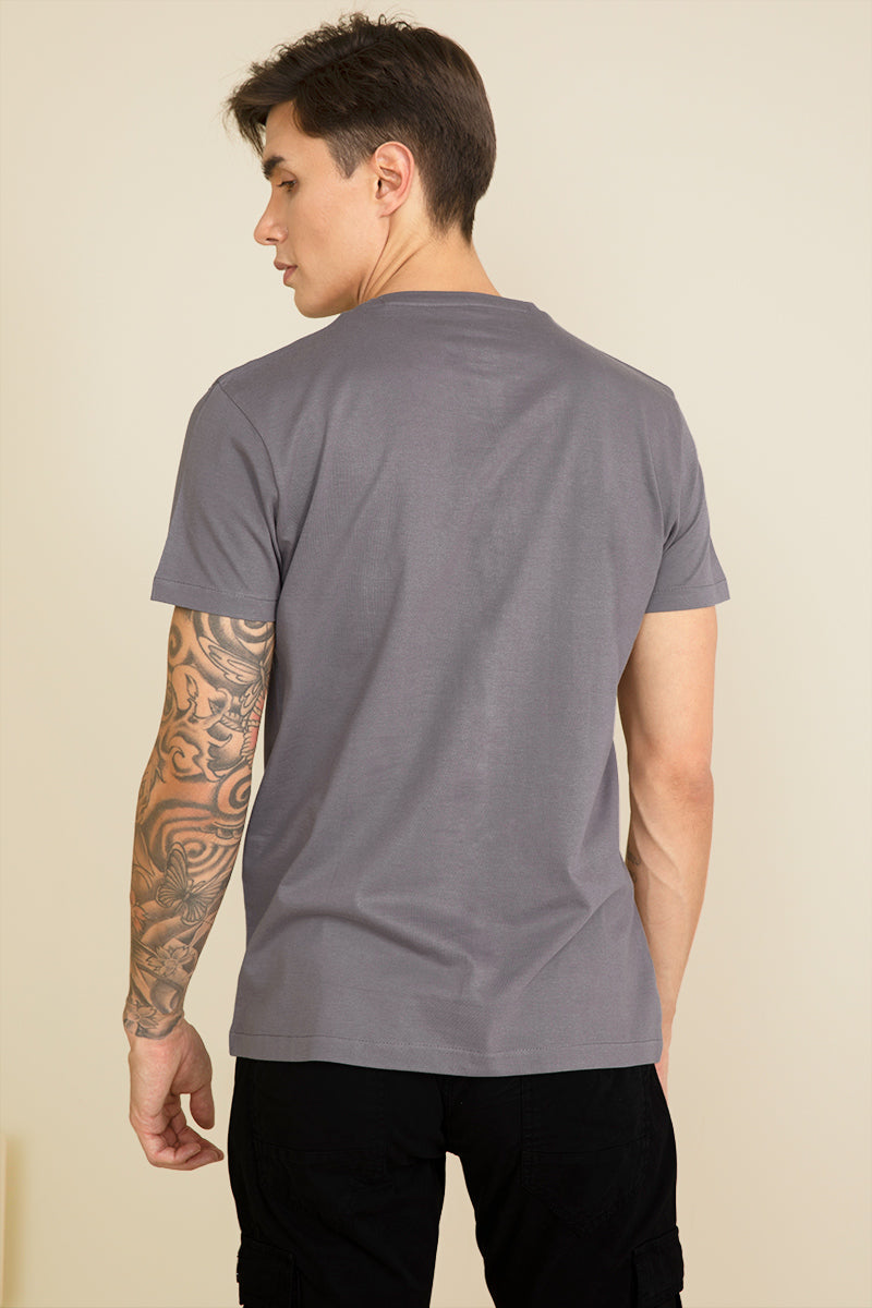 Pine Grey Graphic T-Shirt - SNITCH