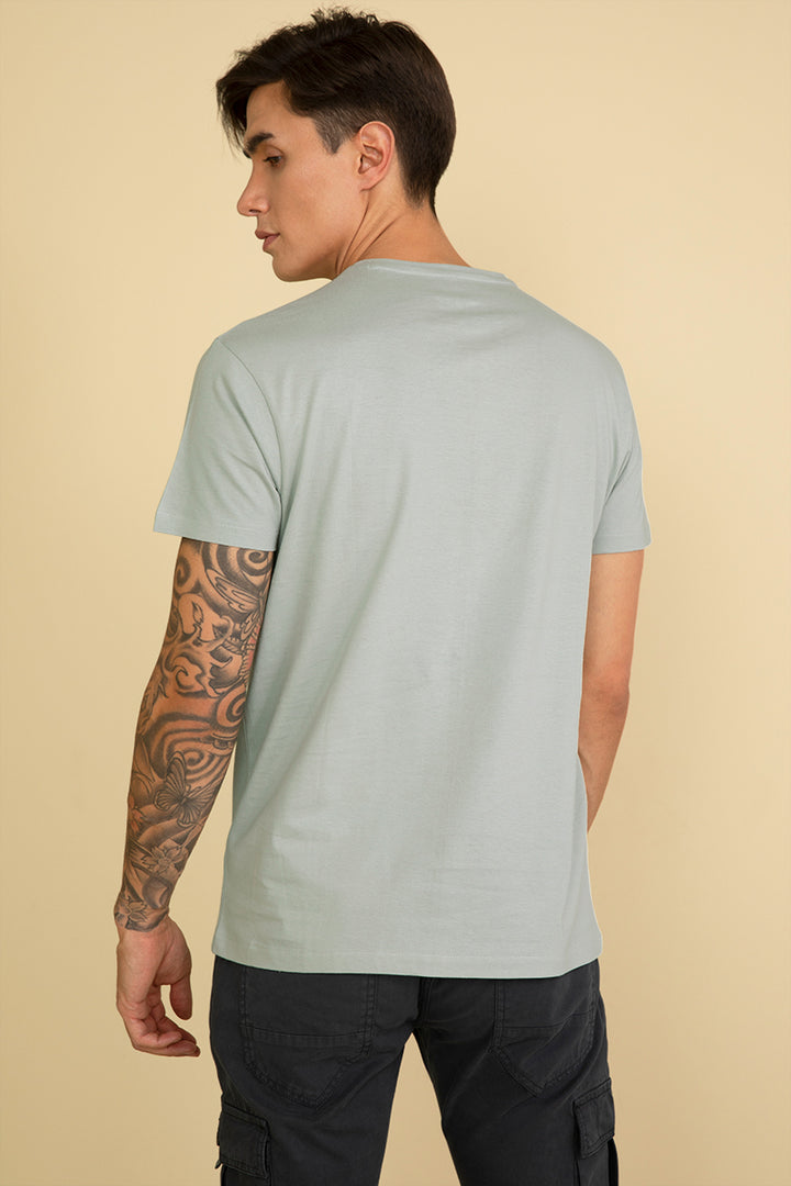 Swirl Mist Green Graphic T-Shirt - SNITCH