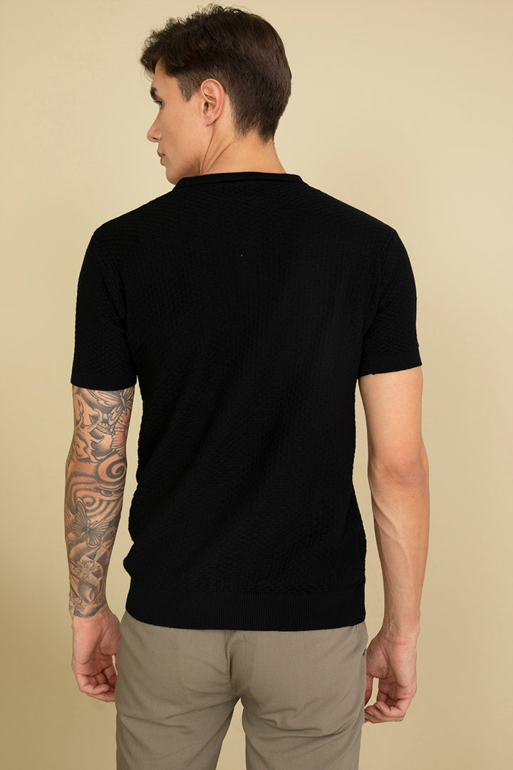 Perky Black T-Shirt - SNITCH