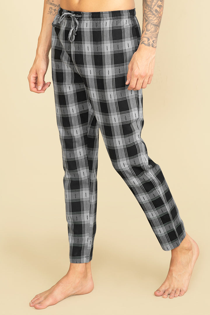 Laze Smoke Grey Pyjama - SNITCH