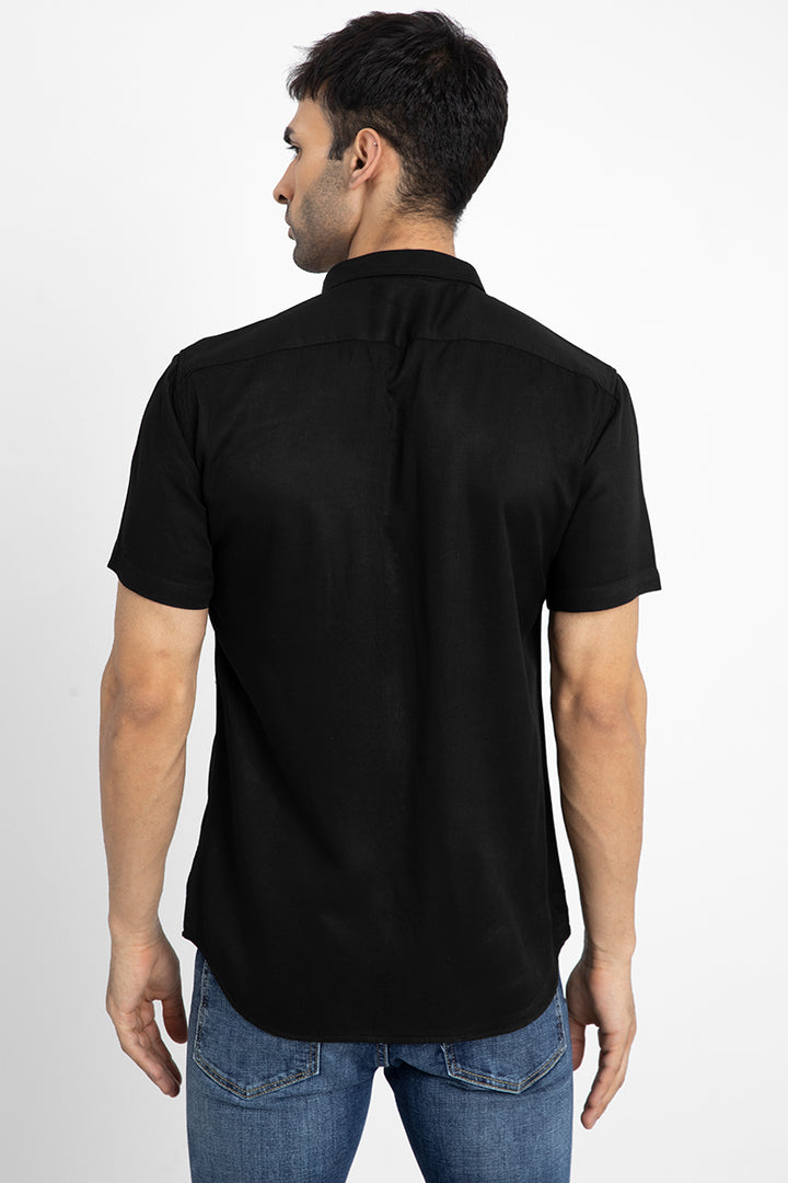 Glister Black Shirt - SNITCH
