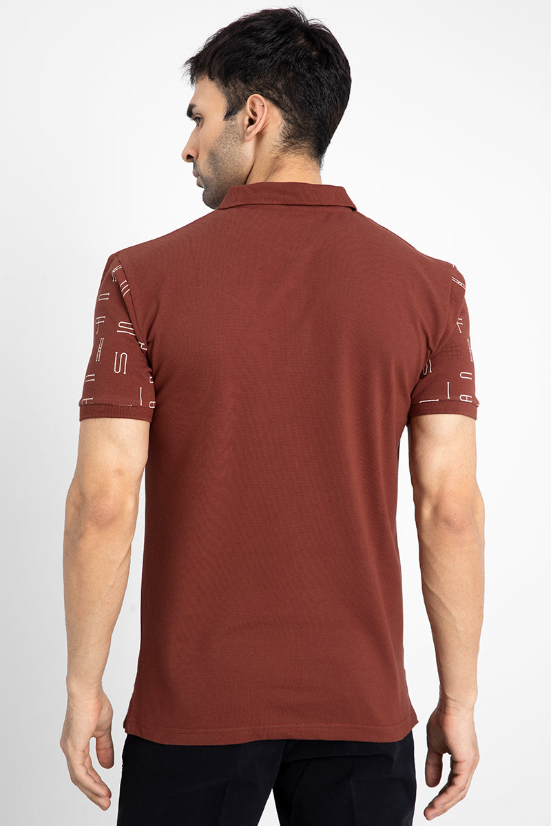 Regal Brick Red T-Shirt - SNITCH