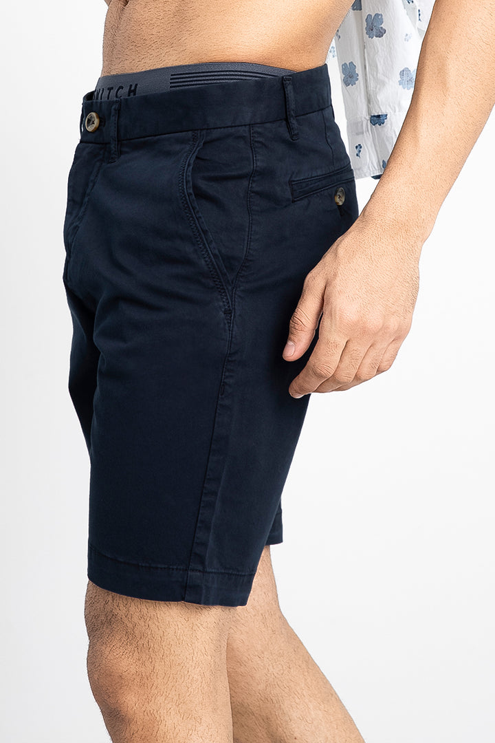 Vibrant Navy Shorts - SNITCH