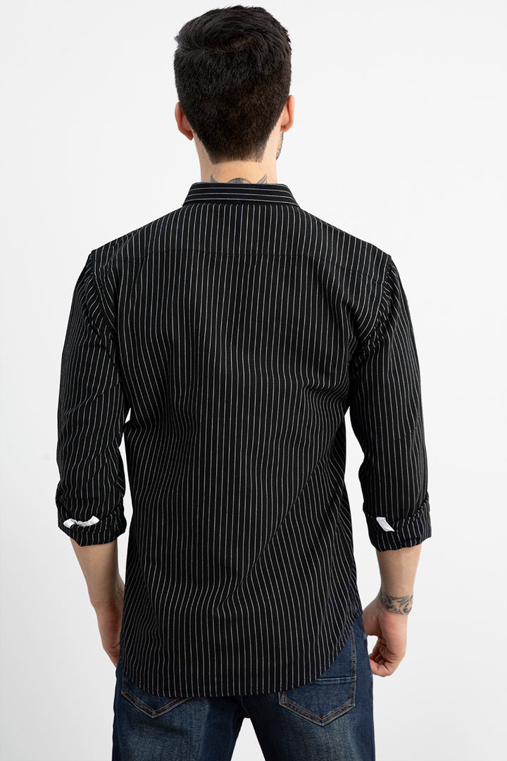 Lining Black Shirt - SNITCH