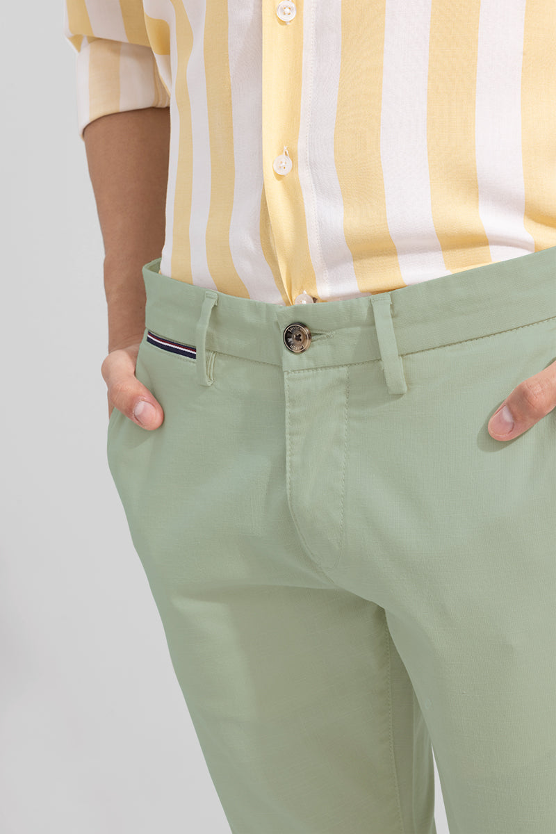 Buy Men's Fine Mint Green Linen Pant Online
