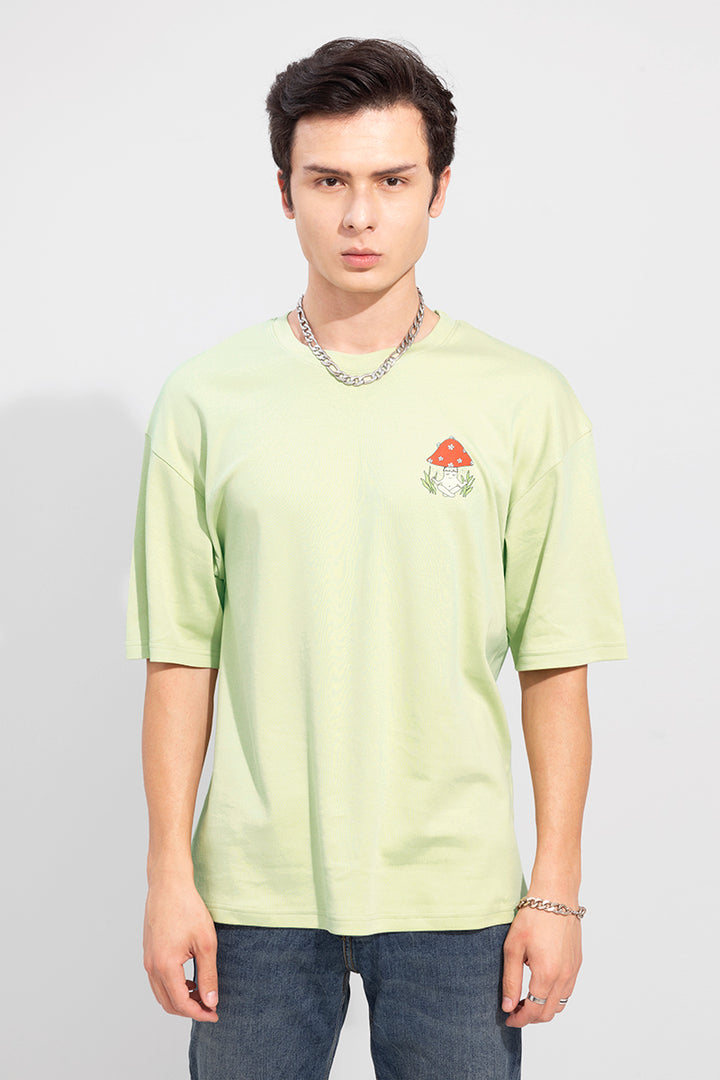 Don't Hate Green Oversized T-Shirt