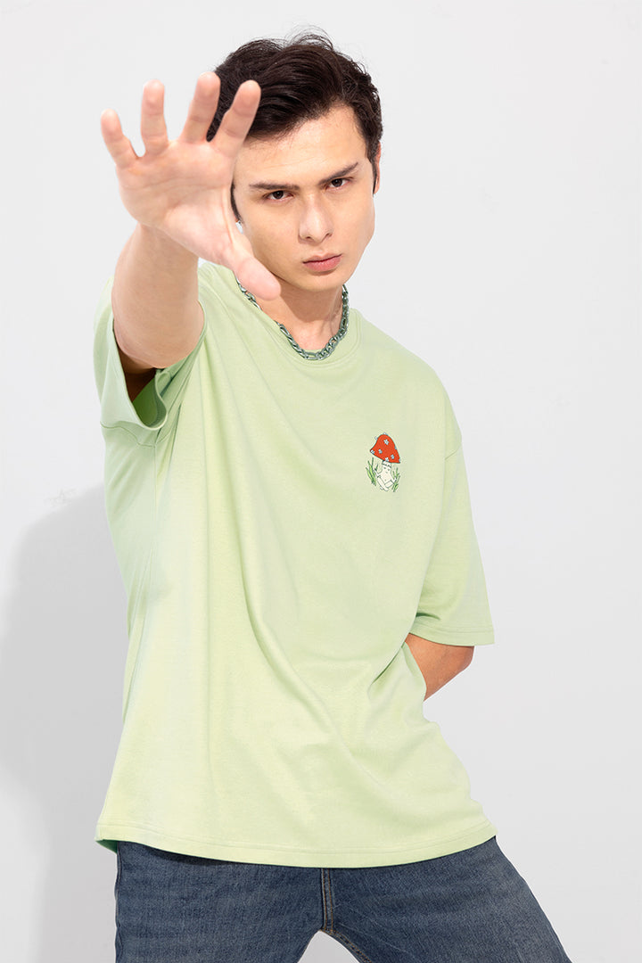 Don't Hate Green Oversized T-Shirt
