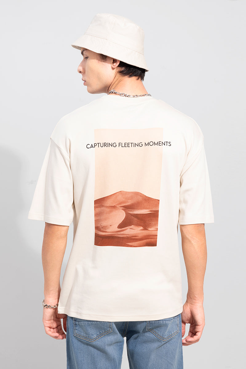 Buy Men's This Must Cream Oversized T-Shirt Online | SNITCH