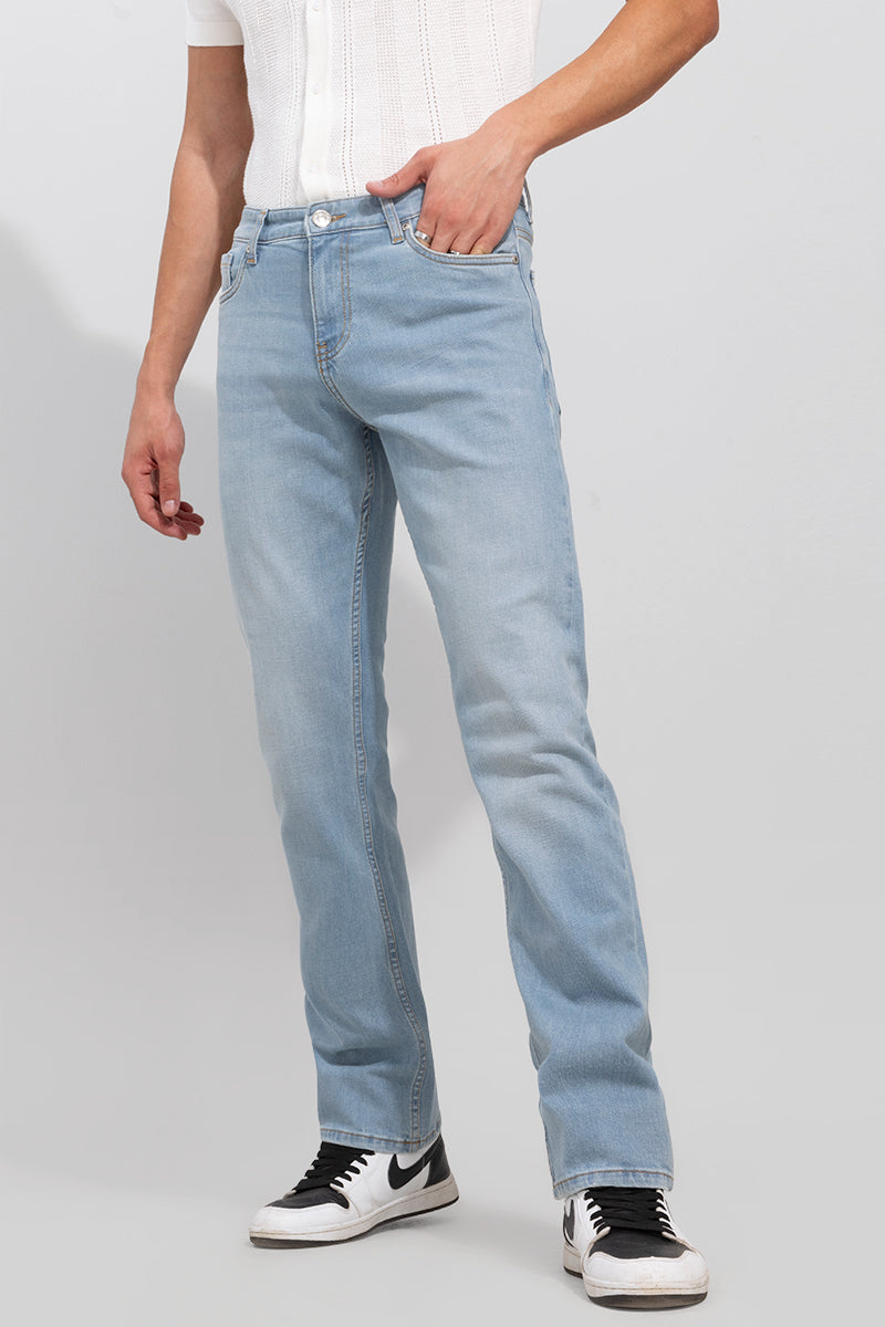 Jazz Blue Straight Fit Jeans
