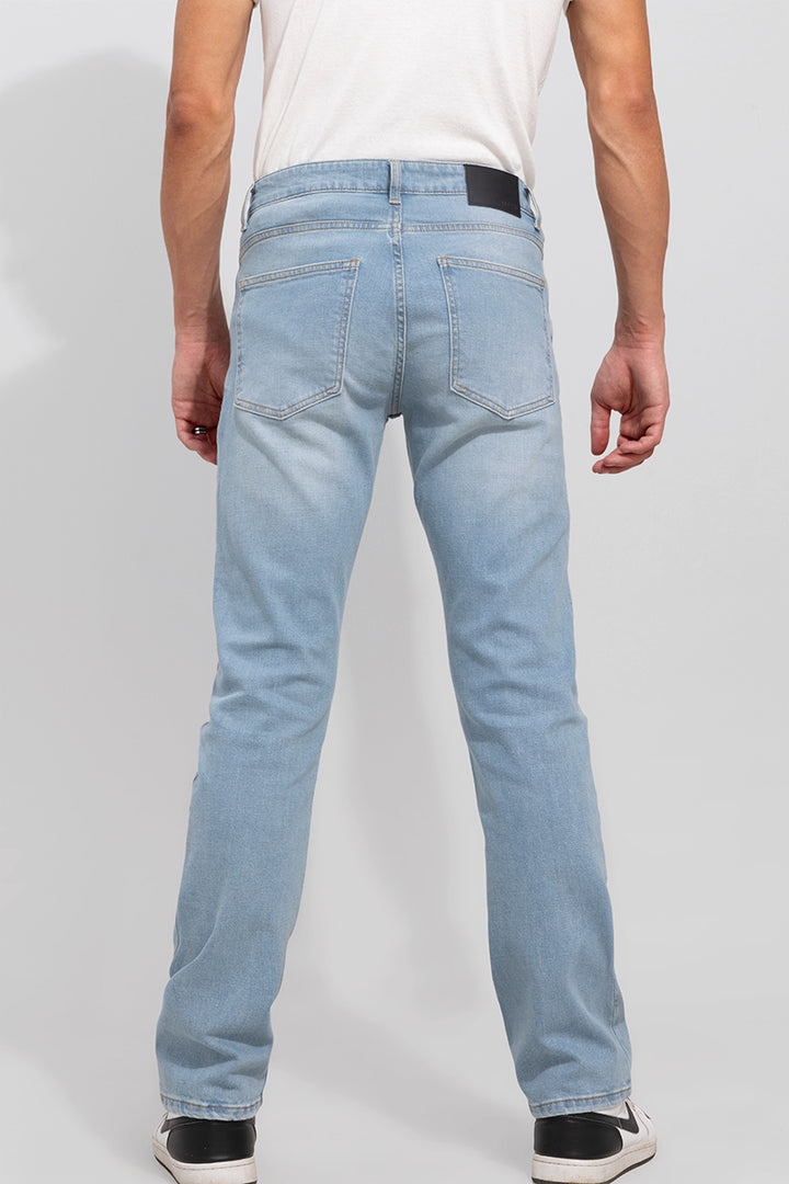 Jazz Blue Straight Fit Jeans