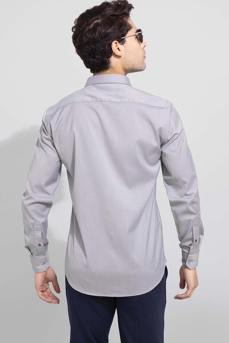 Mist Grey Melange Shirt