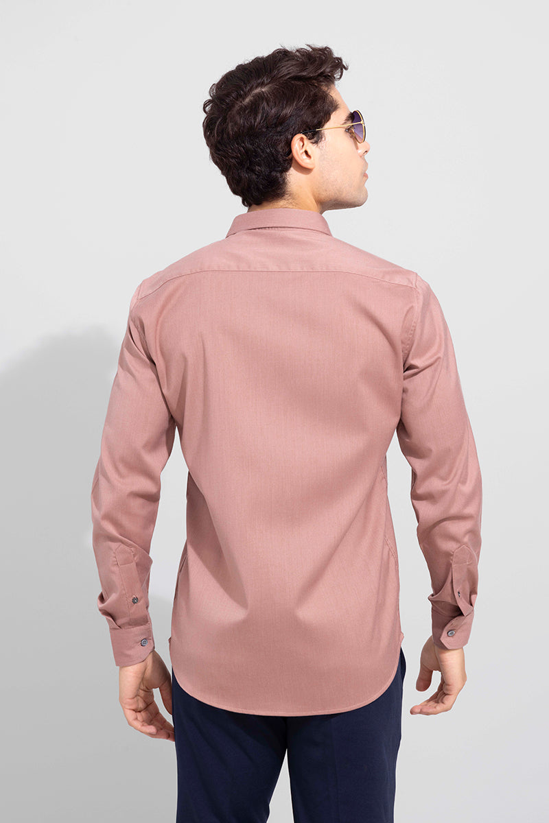 Mist Powder Pink Melange Shirt