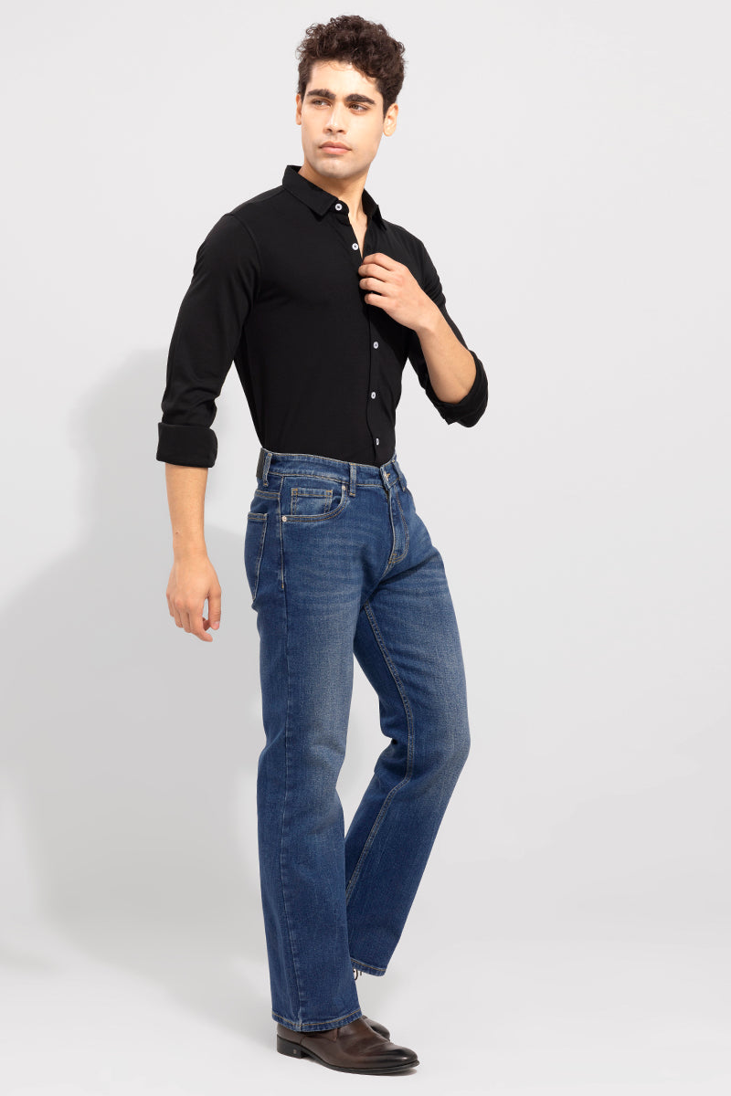 Plain Boot Cut Jeans, Blue at best price in Dharamsala | ID: 26233900491