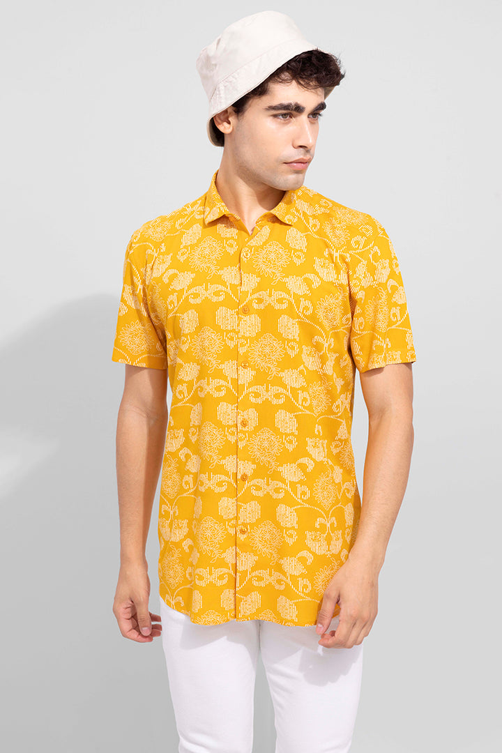 Draco Flower Yellow Shirt