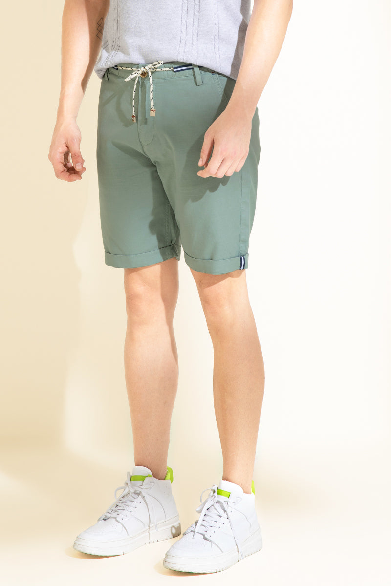 Cotlin Teal Green Shorts - SNITCH