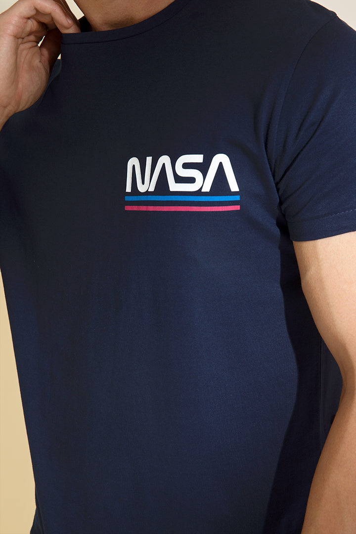 NASA Navy Graphic T-Shirt - SNITCH