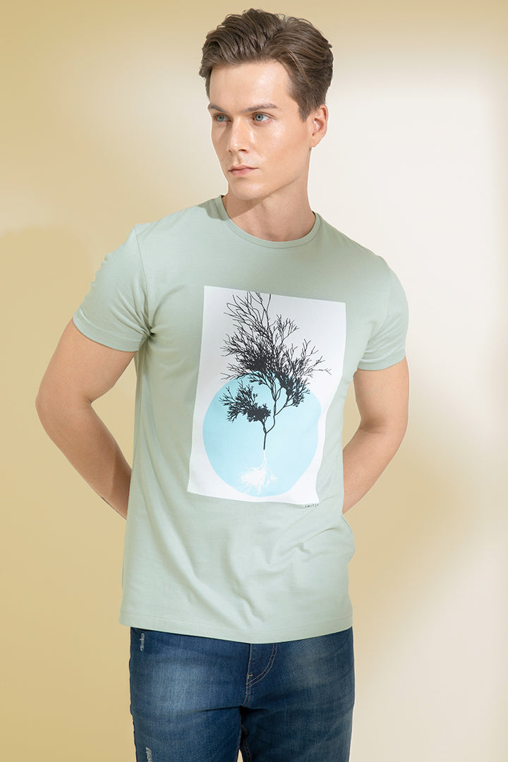 Tree Grey Graphic T-Shirt - SNITCH