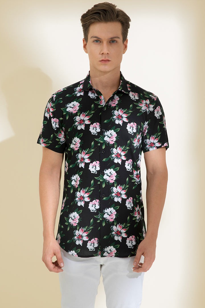 Orchid Black Shirt - SNITCH