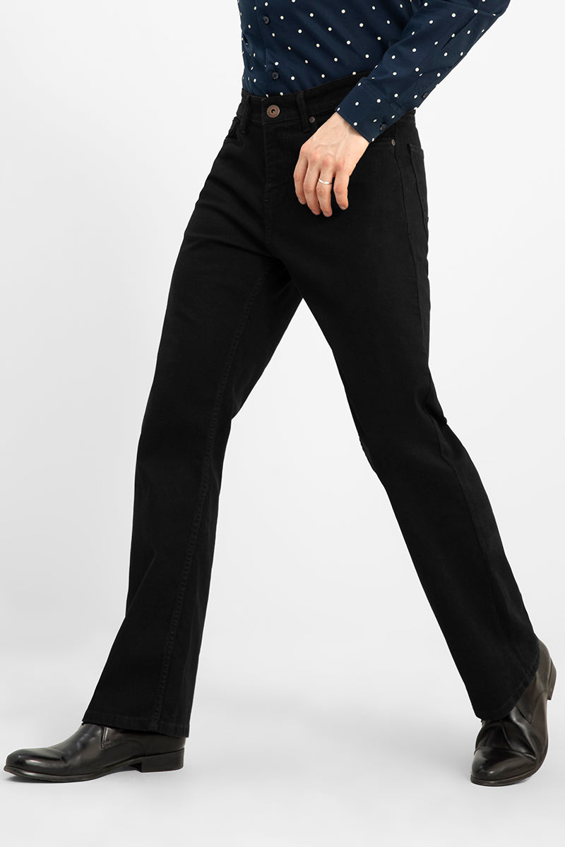 Black jeans bootcut hotsell
