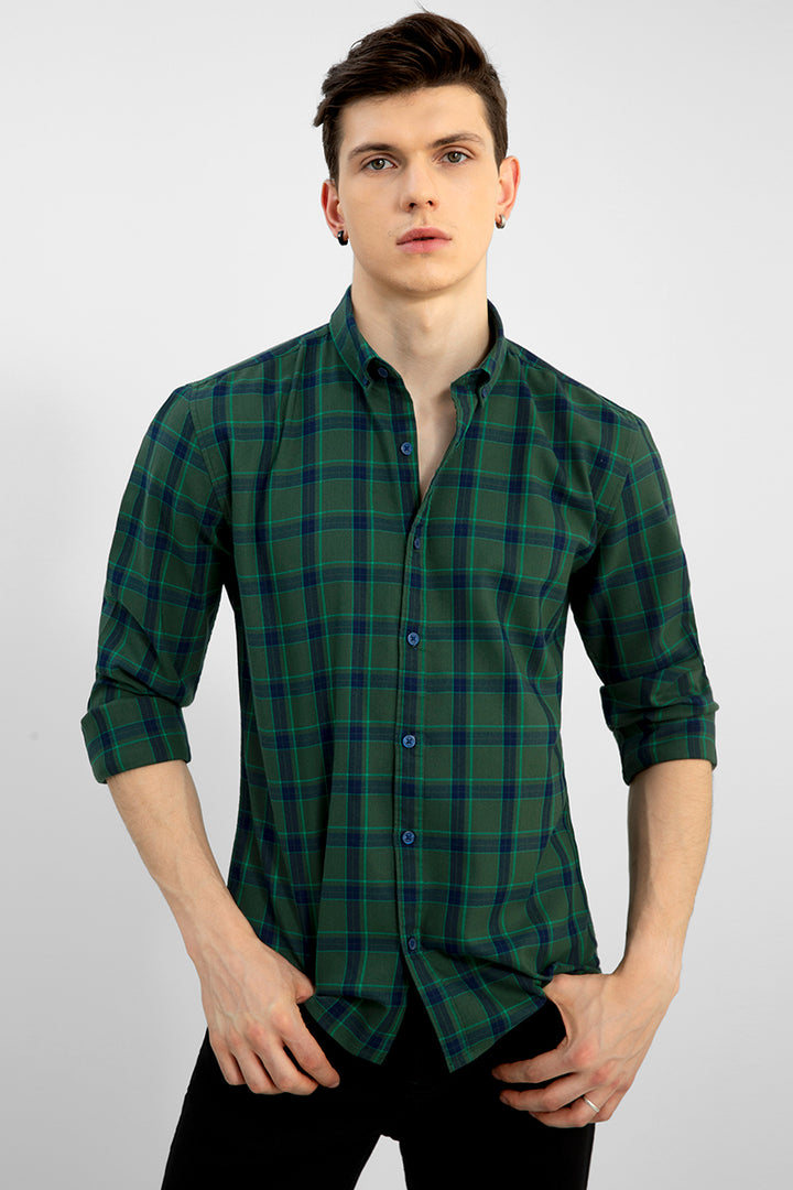 Sway Green Shirt - SNITCH