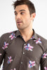 Oriental Lilly Brown Shirt - SNITCH