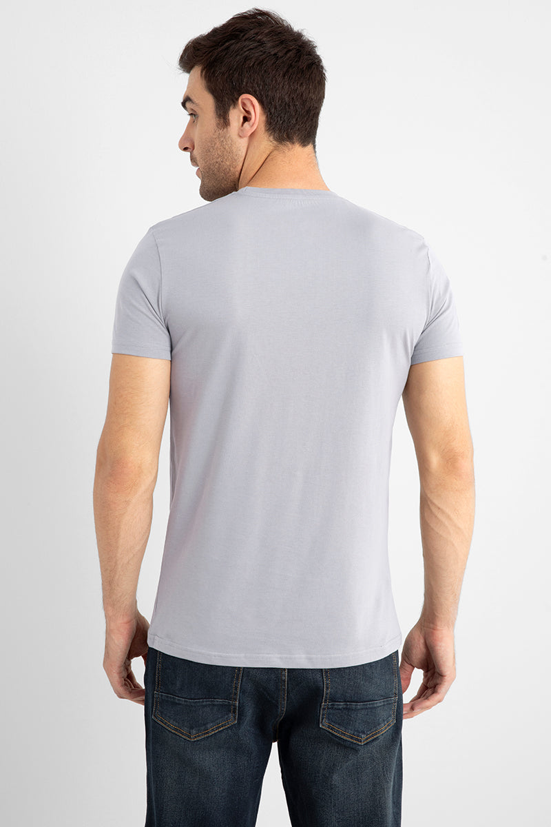 Basic Grey Supima Cotton T-Shirt - SNITCH
