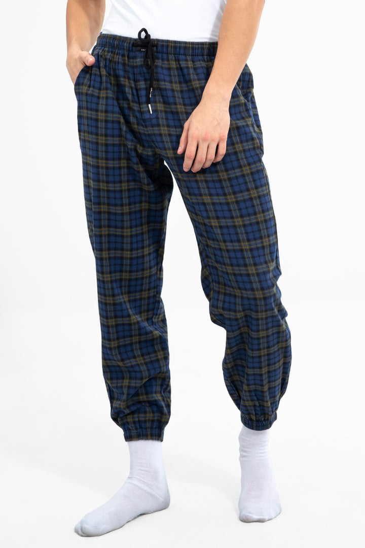 Ribbed Navy Pyjama - SNITCH