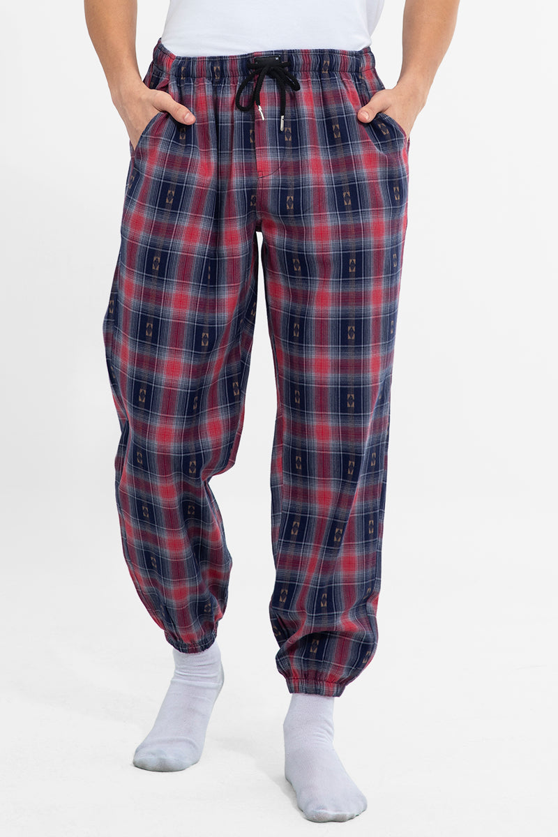 Ribbed Red Pyjama - SNITCH