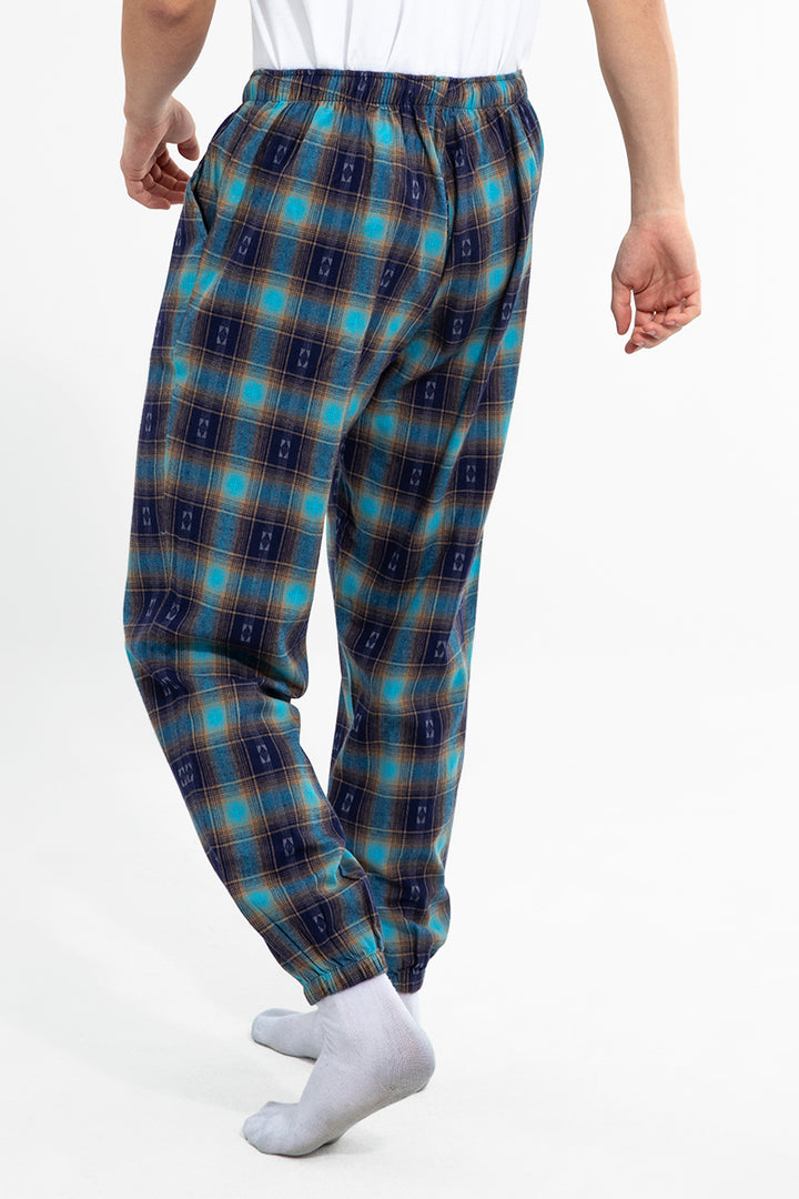 Ribbed Blue Pyjama - SNITCH
