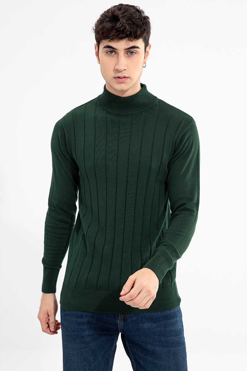Balmy Green Sweater - SNITCH