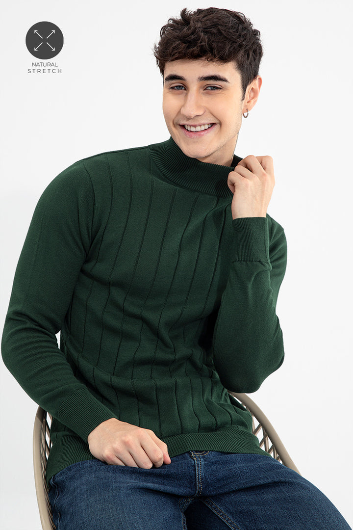 Balmy Green Sweater - SNITCH