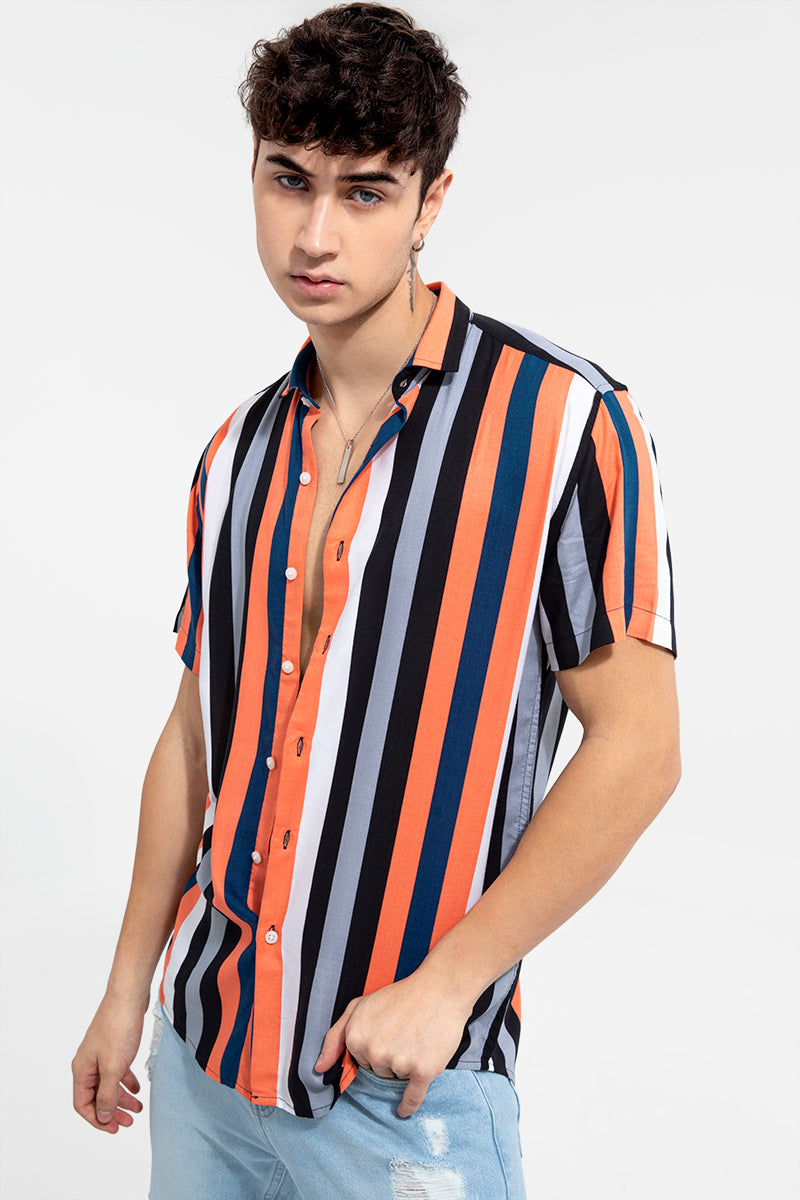 Bande Orange Shirt - SNITCH
