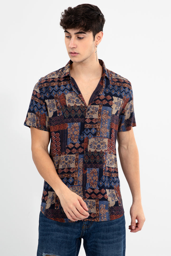 Hippie Brown Shirt - SNITCH