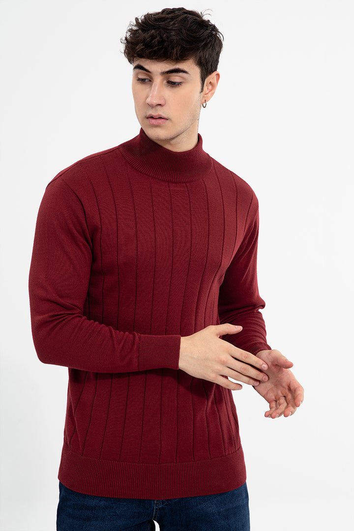 Balmy Red Sweater - SNITCH