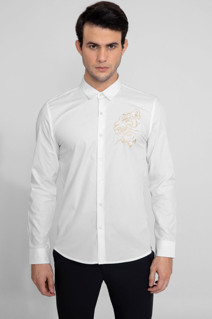 Malayan Tiger White Shirt - SNITCH