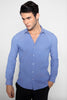 Ebullience Azure Blue  Shirt - SNITCH