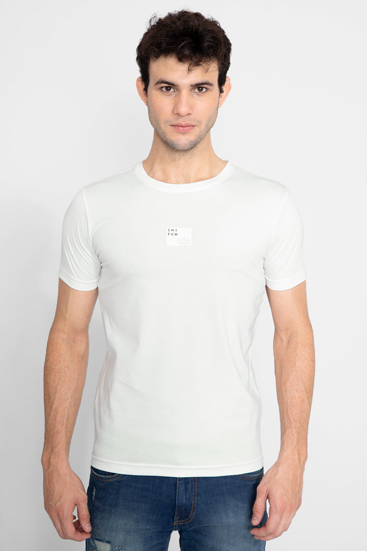 Technical White T-Shirt - SNITCH