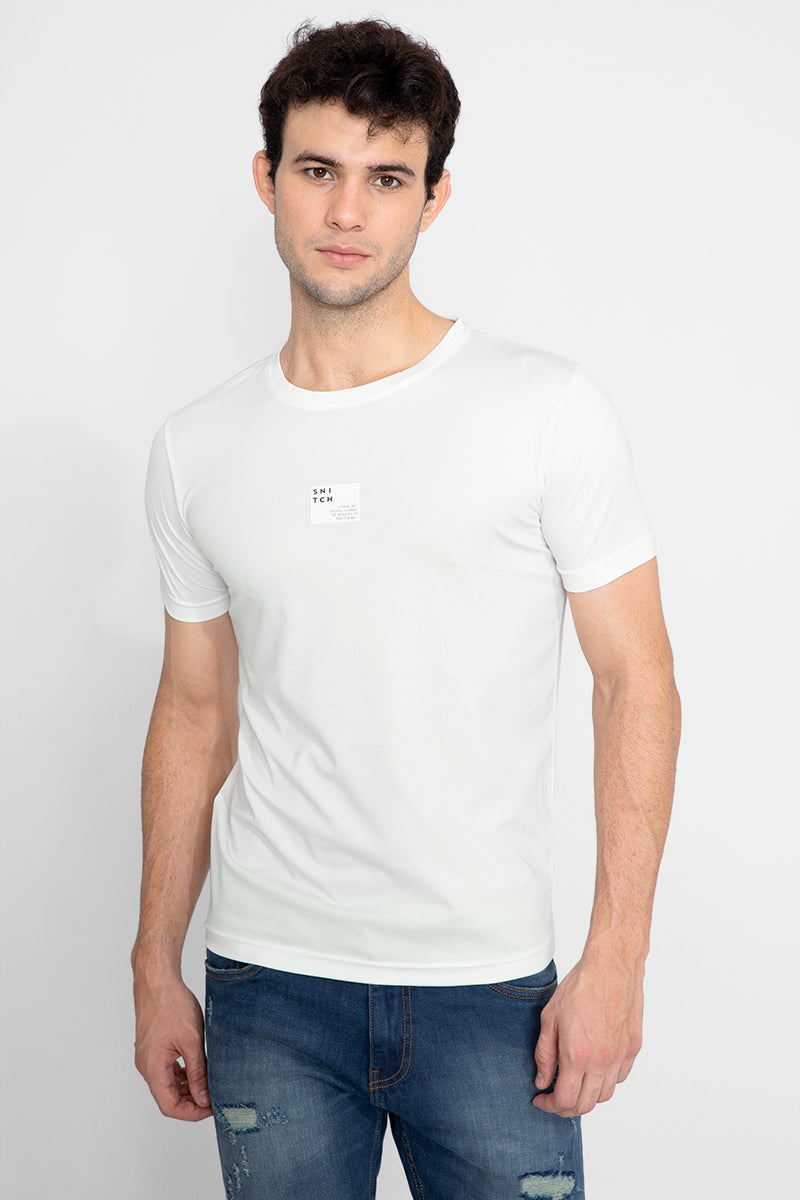 Technical White T-Shirt - SNITCH