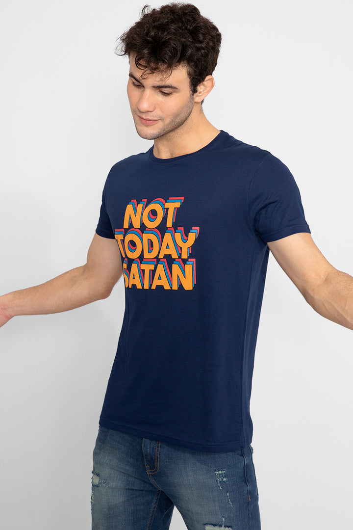 Satan Navy T-Shirt - SNITCH