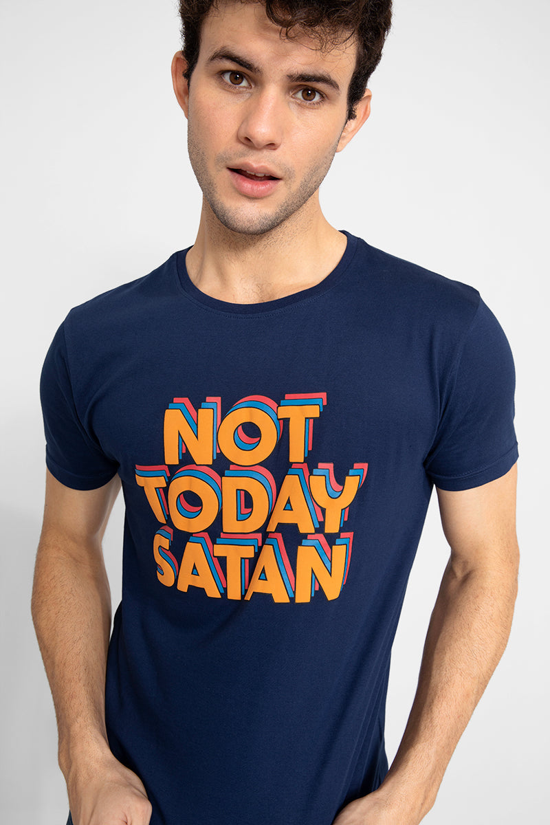 Satan Navy T-Shirt - SNITCH